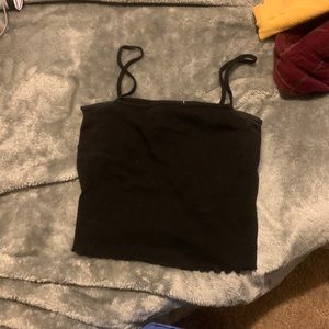 black crop top